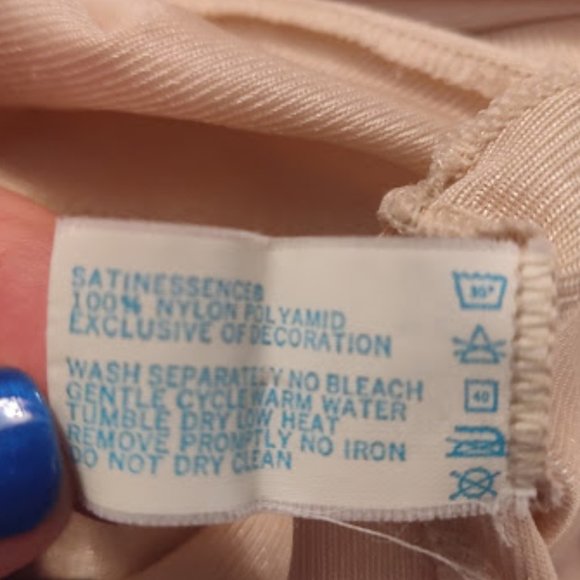 Vintage Vassarette Champagne Slip Dress - Picture 13 of 13